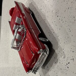 Classic Red Convertible Model Car